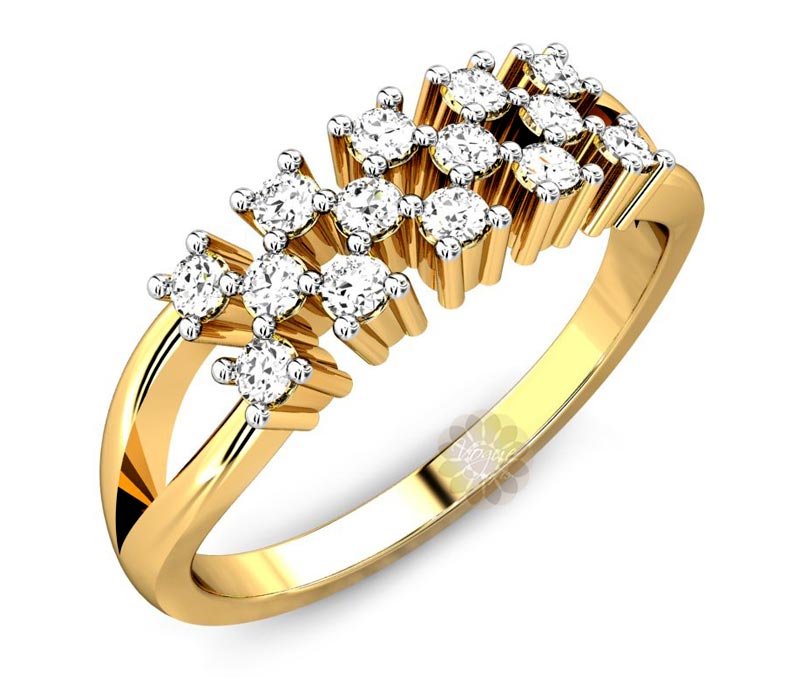 Vogue Crafts & Designs Pvt. Ltd. manufactures Diamond Wedding Ring at wholesale price.